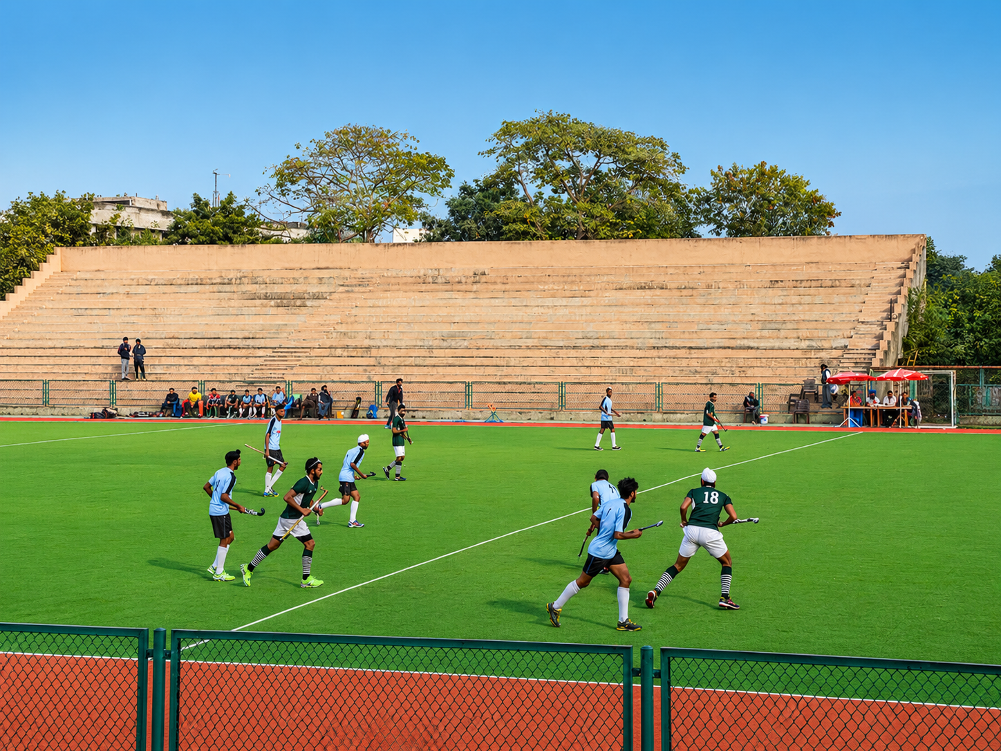 Synthetic Hockey Ground at Guru Nanak Dev University Amritsar